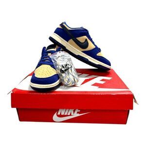 Nike Dunk Low LX Blue Suede (DV7411-400) Women's Size 8 Mens 6.5 Brand New Box